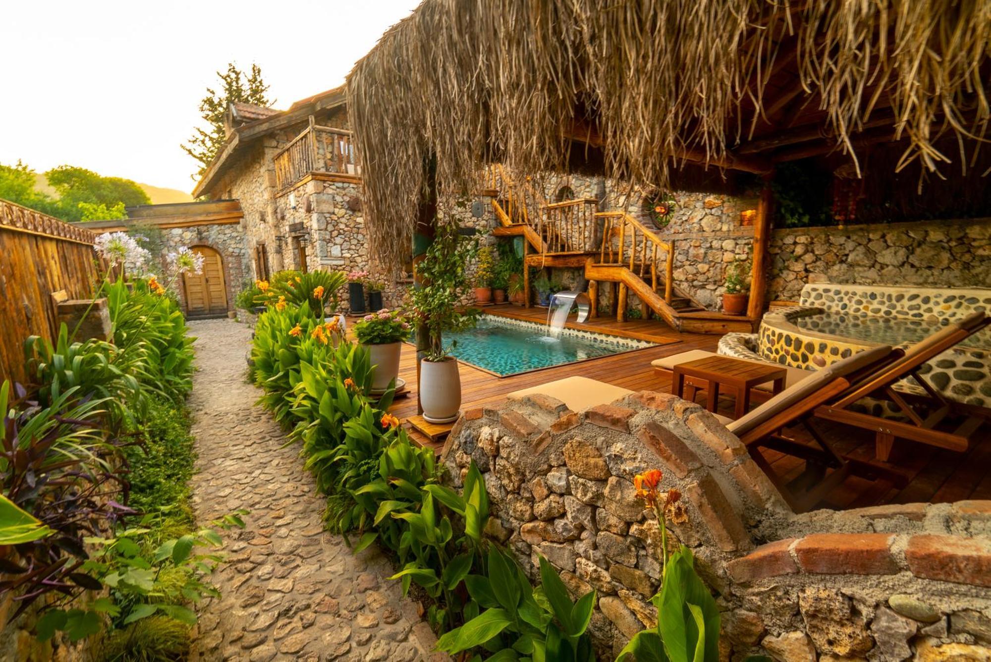 Levissi Lodge Otantic Stone Villa In Kayakoy Bagian luar foto