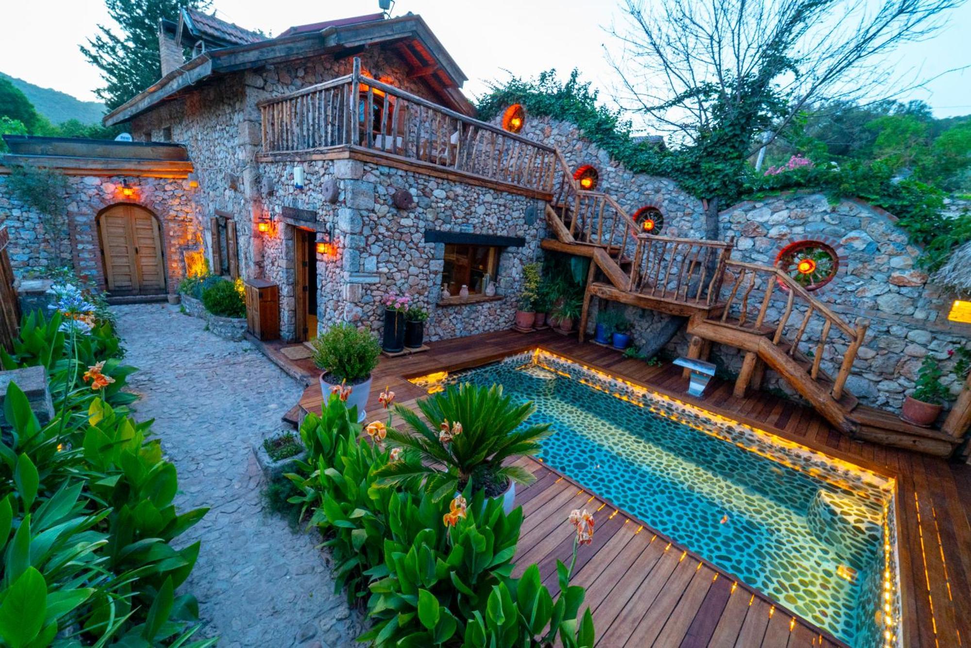 Levissi Lodge Otantic Stone Villa In Kayakoy Bagian luar foto