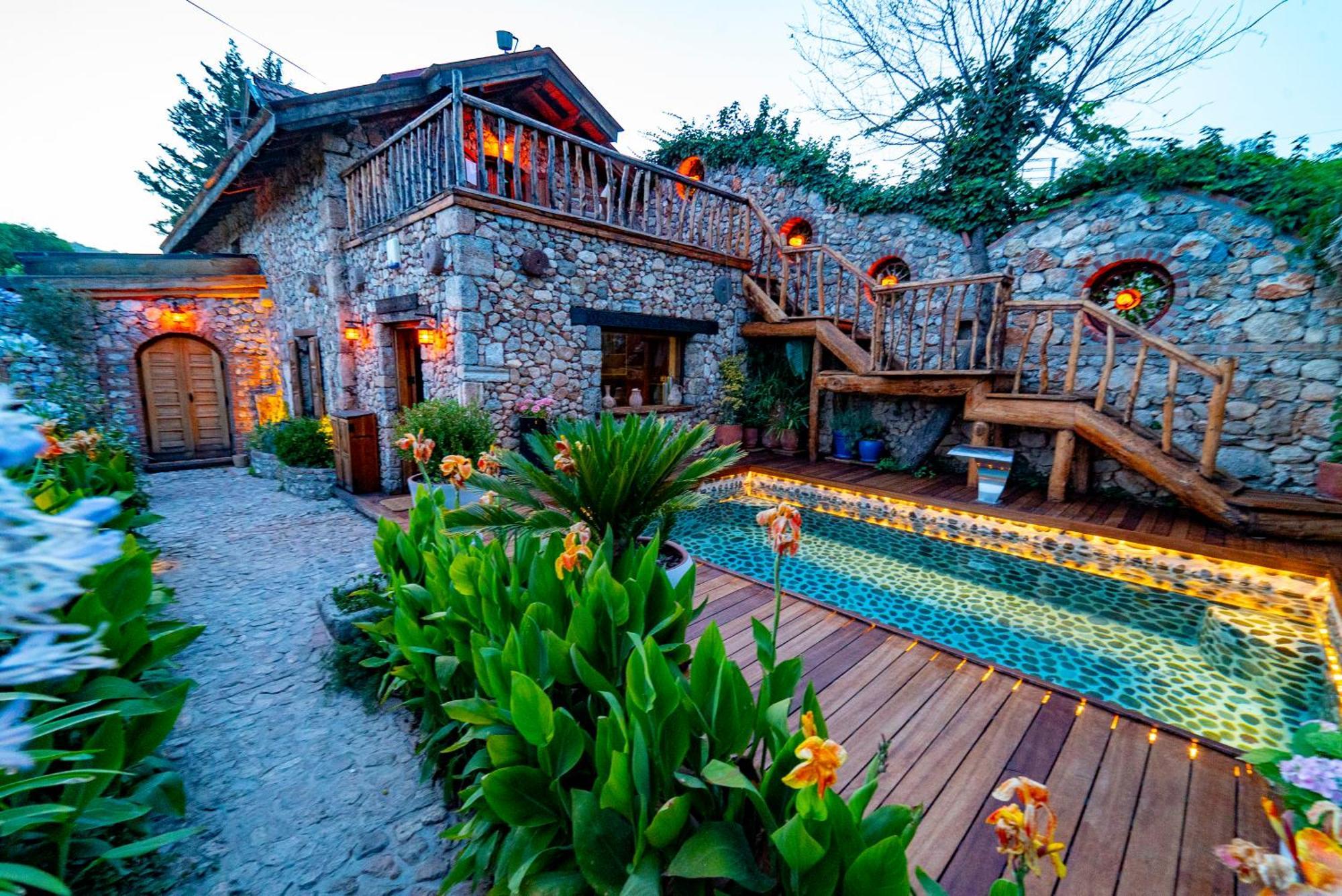 Levissi Lodge Otantic Stone Villa In Kayakoy Bagian luar foto