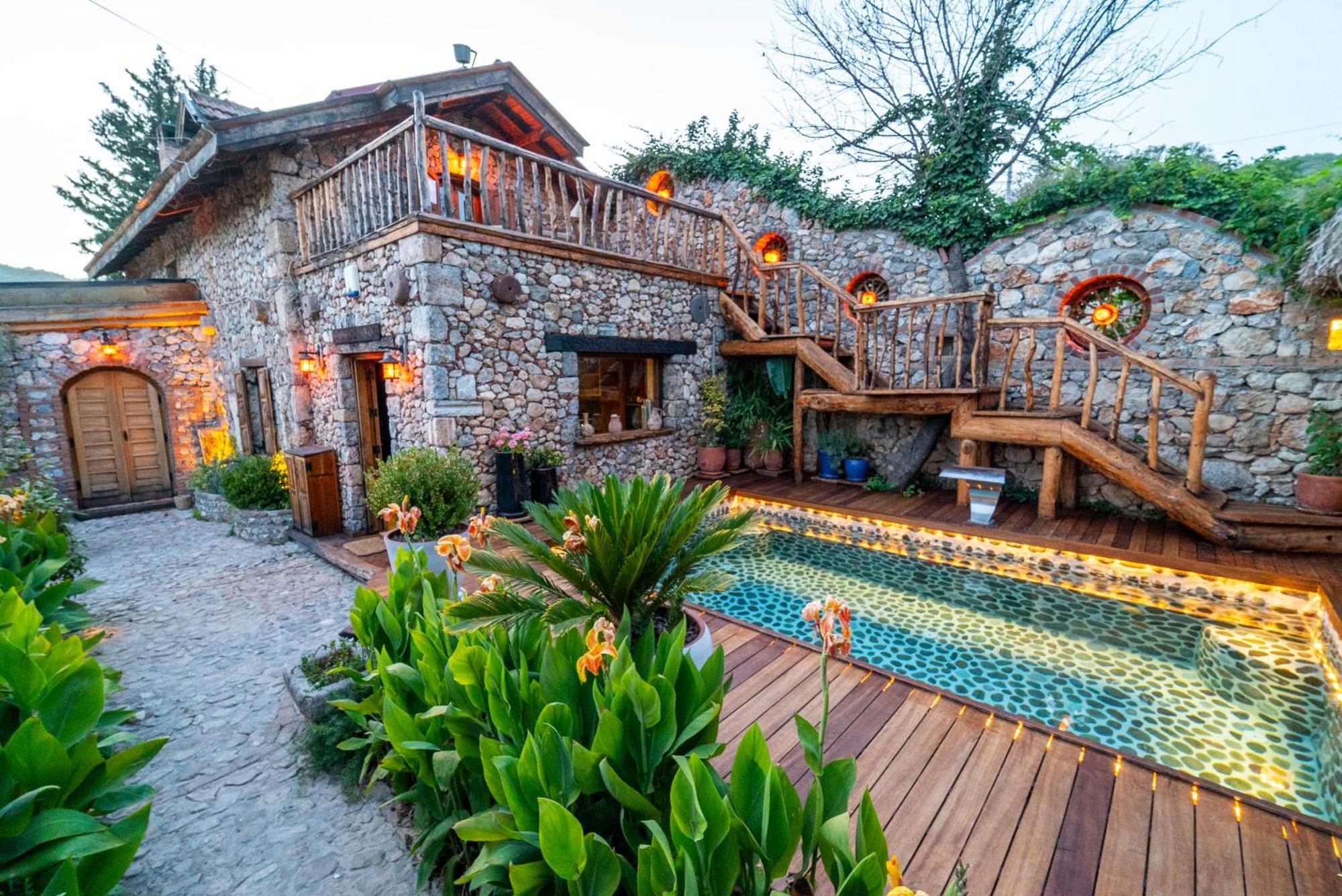 Levissi Lodge Otantic Stone Villa In Kayakoy Bagian luar foto